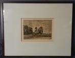 Ets Weide met koeien Willem de Zwart (1862-1931) vW23 14x20, Antiek en Kunst, Kunst | Etsen en Gravures, Ophalen of Verzenden