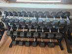 Dumbells van 2,5 tm 40. met rek, Sport en Fitness, Fitnessmaterialen, Ophalen, Zo goed als nieuw, Dumbbell