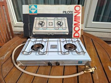 Campinggaz domino pilote gaskookstel vintage retro zgan! beschikbaar voor biedingen
