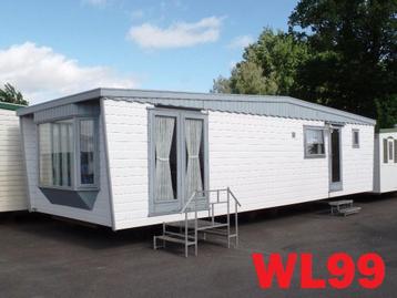 Prima chalet met dubbel glas en 2 slaapkamers te koop beschikbaar voor biedingen