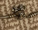 Pandora Armband Minnie Mouse 21cm, Ophalen of Verzenden, Gebruikt, Zilver, Met strass
