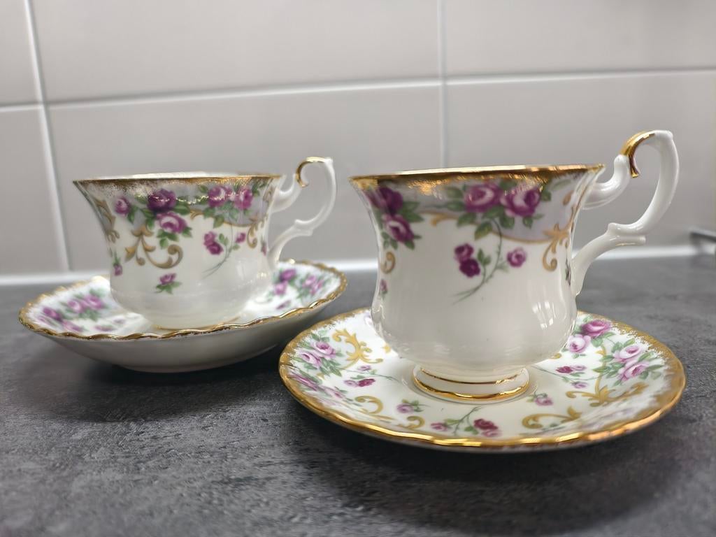 Royal Albert Sheraton Lavinia Kop en Schotel, Ophalen of Verzenden