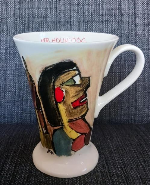 Mooie mok Art Collection - Mr. Hounddog, Huis en Inrichting, Keuken | Servies, Zo goed als nieuw, Kop(pen) en/of Schotel(s), Overige stijlen