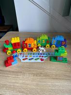 Duplo cijfertrein met figuur, Ophalen of Verzenden, Zo goed als nieuw, Complete set, Duplo