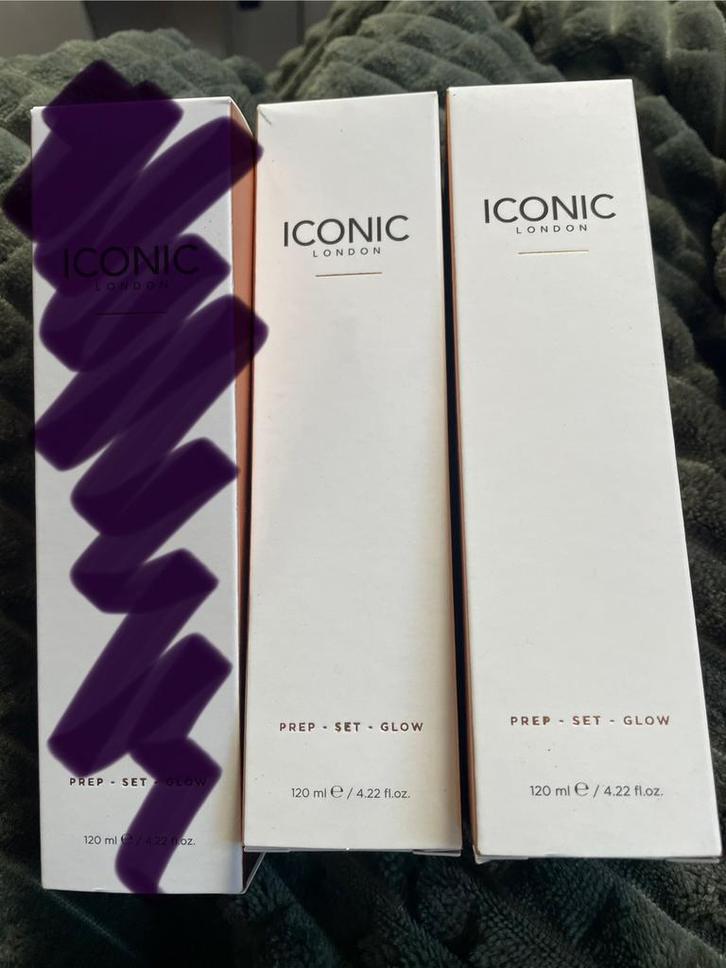 Iconic London prep-set-glow spray, Sieraden, Tassen en Uiterlijk, Uiterlijk | Cosmetica en Make-up, Nieuw, Ophalen of Verzenden