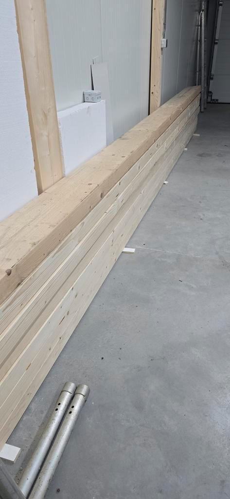 Vuren Balken 95x245x2500mm - Geschaafd, Doe-het-zelf en Verbouw, Hout en Planken, Nieuw, Balk, Vuren, 300 cm of meer, 50 mm of meer