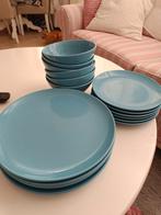 Ikea blauw servies 17 delig, Huis en Inrichting, Ophalen, Zo goed als nieuw, Bord(en), Overige stijlen