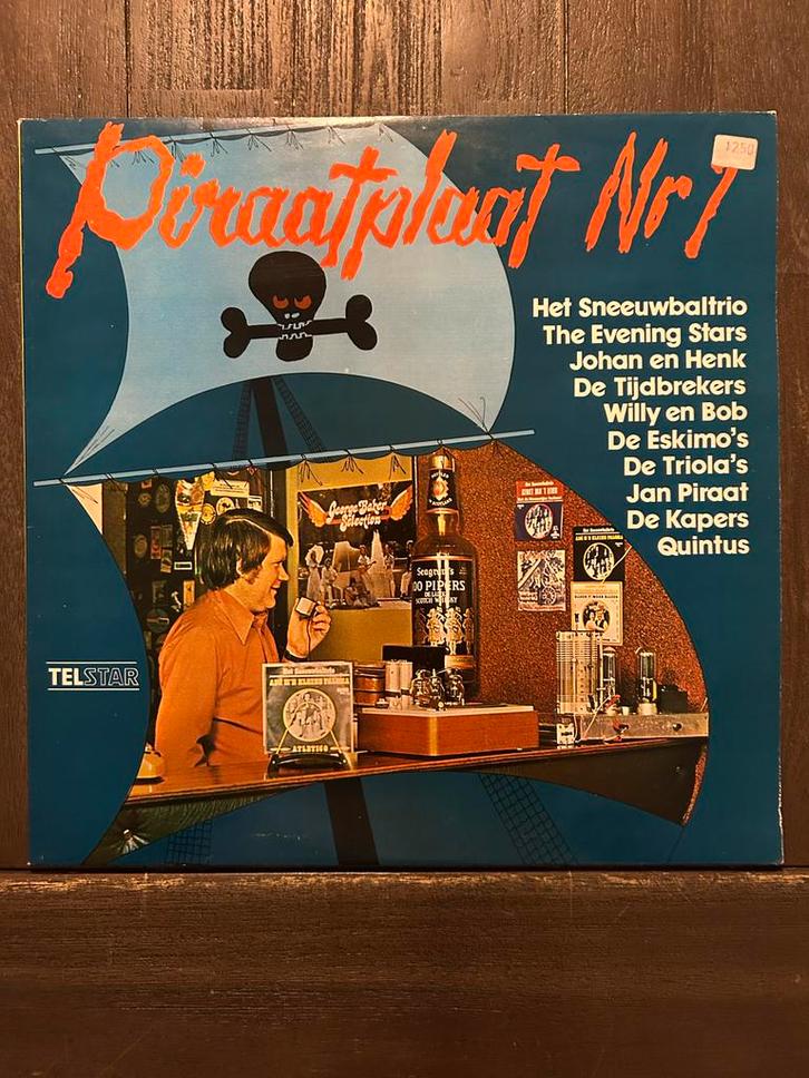 Piraatplaat Nr. 1 - Diverse Artiesten, Cd's en Dvd's, Vinyl | Nederlandstalig, Gebruikt, Levenslied of Smartlap, 12 inch, Ophalen of Verzenden