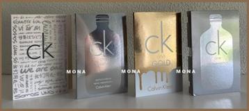 CKOne set 4 parfum samples proefjes testers monsters beschikbaar voor biedingen