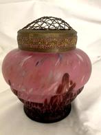 art deco glazen rozenbowl, Antiek en Kunst, Ophalen of Verzenden