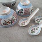 Chinese Pindaschaaltjes + Lepels (7-delig), Ophalen of Verzenden