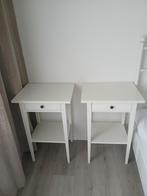 ikea nachtkastjes hemnes wit lade, Ophalen of Verzenden, Gebruikt, Minder dan 45 cm