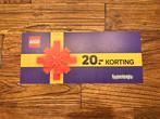 Kortingsbon intertoys 20 euro bij besteding van 100 euro, Eén persoon, Kortingsbon