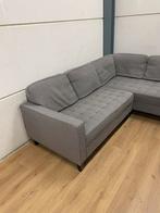 Mooie luxe grijze hoekbank - GEREINIGD!!!, Huis en Inrichting, Ophalen, Gebruikt, Luxe, Hoekbank