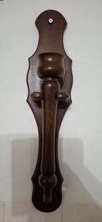 Antieke Vintage Wandkaars met Afneembare Kaarshouder 51x12cm, Ophalen of Verzenden, Overige materialen