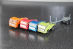 Set van 4 stuks Bernard vrachtwagen Majorette 1/100, Ophalen of Verzenden, Gebruikt, Bus of Vrachtwagen