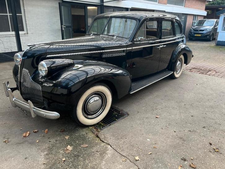 Buick 1939 Zwart, Auto's, Buick, Particulier, Overige modellen, Radio, Benzine, Sedan, Handgeschakeld, Geïmporteerd, Zwart, Overige kleuren