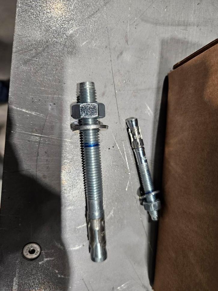 Keilbouten, Wigankers, Doorsteekankers M12 & M8, Doe-het-zelf en Verbouw, Hang- en Sluitwerk, Ophalen of Verzenden