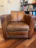 Kuipstoel schaaps leder, Ophalen, Gebruikt, Leer