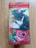 Zwarte Kat met roos, Antiek en Kunst, Curiosa en Brocante, Ophalen of Verzenden