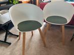 4 Kuipstoelen (met HAY kussens), Ophalen, Kunststof, Wit, Scandinavisch