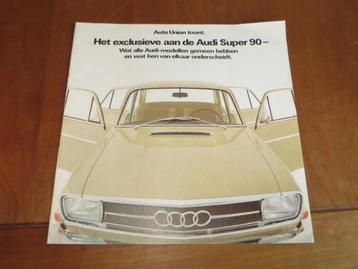 Folder Auto Union Audi Super 90 1967 beschikbaar voor biedingen