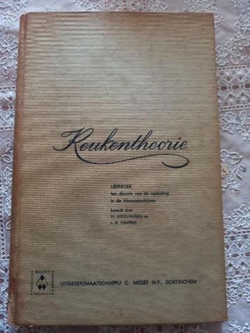 keukentheorie leerboek  oud 1957 Moolhuisen Kempers beschikbaar voor biedingen