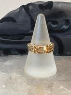 Citrien facet beschermt geluk welvaart succes moed magie, Sieraden, Tassen en Uiterlijk, Ringen, Geel, Nieuw, Ophalen of Verzenden