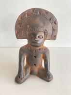 Oud Colombiaans zwart terracotta beeldje, Ophalen of Verzenden