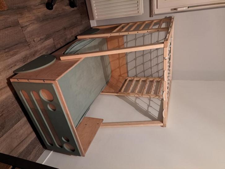 Peuterbed Jeep, Kinderen en Baby's, Kinderkamer | Bedden, Gebruikt, 140 tot 160 cm, 70 tot 85 cm, Lattenbodem, Matras, Ophalen