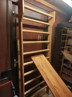 Klimrek plus glijbaan binnen hout, Kinderen en Baby's, Speelgoed | Houten speelgoed, Ophalen, Gebruikt, Overige typen