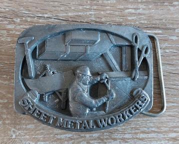 Riem gesp buckle sheet metal workers masterpiece USA america beschikbaar voor biedingen