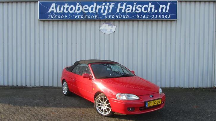 Toyota Paseo 1.5 I CONVERTIBLE, Auto's, Oldtimers, Bedrijf, Te koop, Centrale vergrendeling, Elektrische ramen, Lederen bekleding