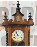 1875-1900 Antiek antieke Klok Velona Regulator hout wandklok, Ophalen of Verzenden