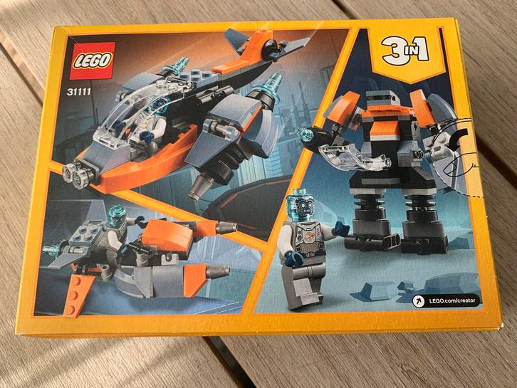 Lego Creator 31111 Cyber Drone - 3-in-1!, Kinderen en Baby's, Speelgoed | Duplo en Lego, Zo goed als nieuw, Lego, Complete set