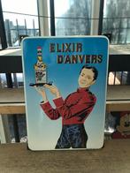 Elixir D’Anvers emaille w, Ophalen of Verzenden, Zo goed als nieuw, Reclamebord