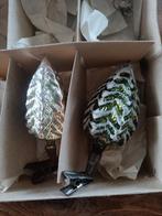 dennen kerstboom op klip 2x antiek, Ophalen of Verzenden, Gebruikt