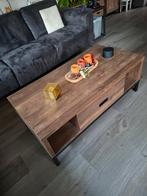 Industriële Salontafel 120x60x45cm, Gebruikt, 100 tot 150 cm, Metaal, Minder dan 50 cm