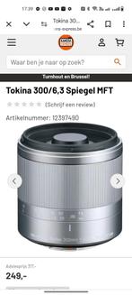 Tokina 300 mm f6 spiegel lens voor MFT, Ophalen of Verzenden, Zo goed als nieuw, Telelens