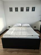 Ikea bed 2 persoons, Ophalen, Gebruikt, Zwart, Tweepersoons