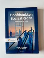 Hoofdstukken Sociaal Recht hbo rechten, Zo goed als nieuw, Mr. A. C. Velema; Prof. C. J. Loonstra, Alpha, HBO