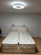 Luxe boxspring king size bed, Ophalen, Tweepersoons, Zo goed als nieuw, 180 cm