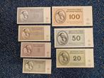 Kampgeld Theresienstadt 1943 complete Kronen serie, Postzegels en Munten, Bankbiljetten | Europa | Niet-Eurobiljetten, Ophalen of Verzenden
