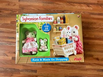 Sylvanian families Katie en Mizie gaan winkelen go shopping  beschikbaar voor biedingen