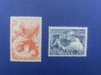 Postzegel NL 1945 en 52 PF Bevrijdings en Staatsmijnenzegel, Verzenden, Na 1940, Postfris