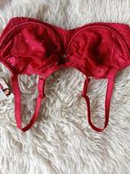 Rode BH met kanten details D75, Kleding | Dames, Ondergoed en Lingerie, Generic, Ophalen of Verzenden, Rood, BH