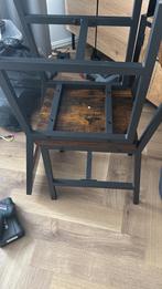 Opvouwbare eettafel Vintage Bruin/Zwart, Huis en Inrichting, Tafels | Eettafels, Ophalen, 100 tot 150 cm, 50 tot 100 cm, Zo goed als nieuw
