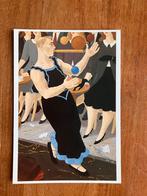 Ferdinand Erfmann - Jongleur in zwarte jurk, 1954, Ophalen of Verzenden, 1980 tot heden, Ongelopen, Ambachten of Beroep