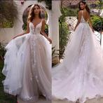 Luxe nieuwe trouwjurk Shereen! €849 34 36 38 40 42 44 46, Ophalen, Zo goed als nieuw