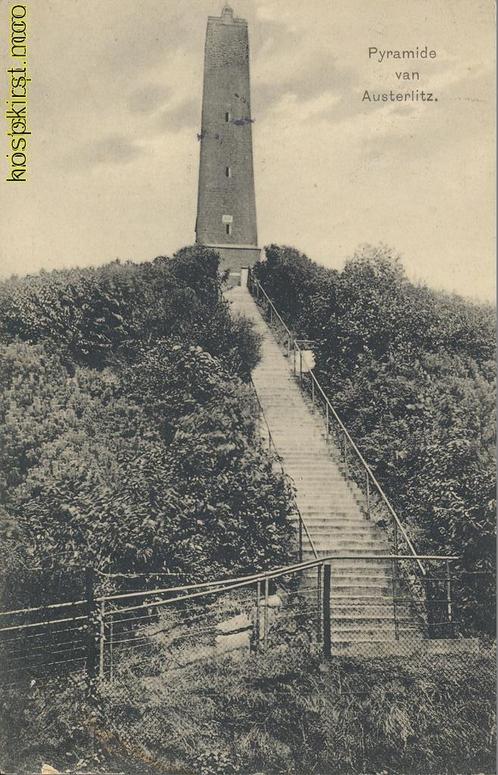 Austerlitz- Pyramide van [KRST005-4909, Verzamelen, Ansichtkaarten | Nederland, Gelopen, Utrecht, Voor 1920, Verzenden